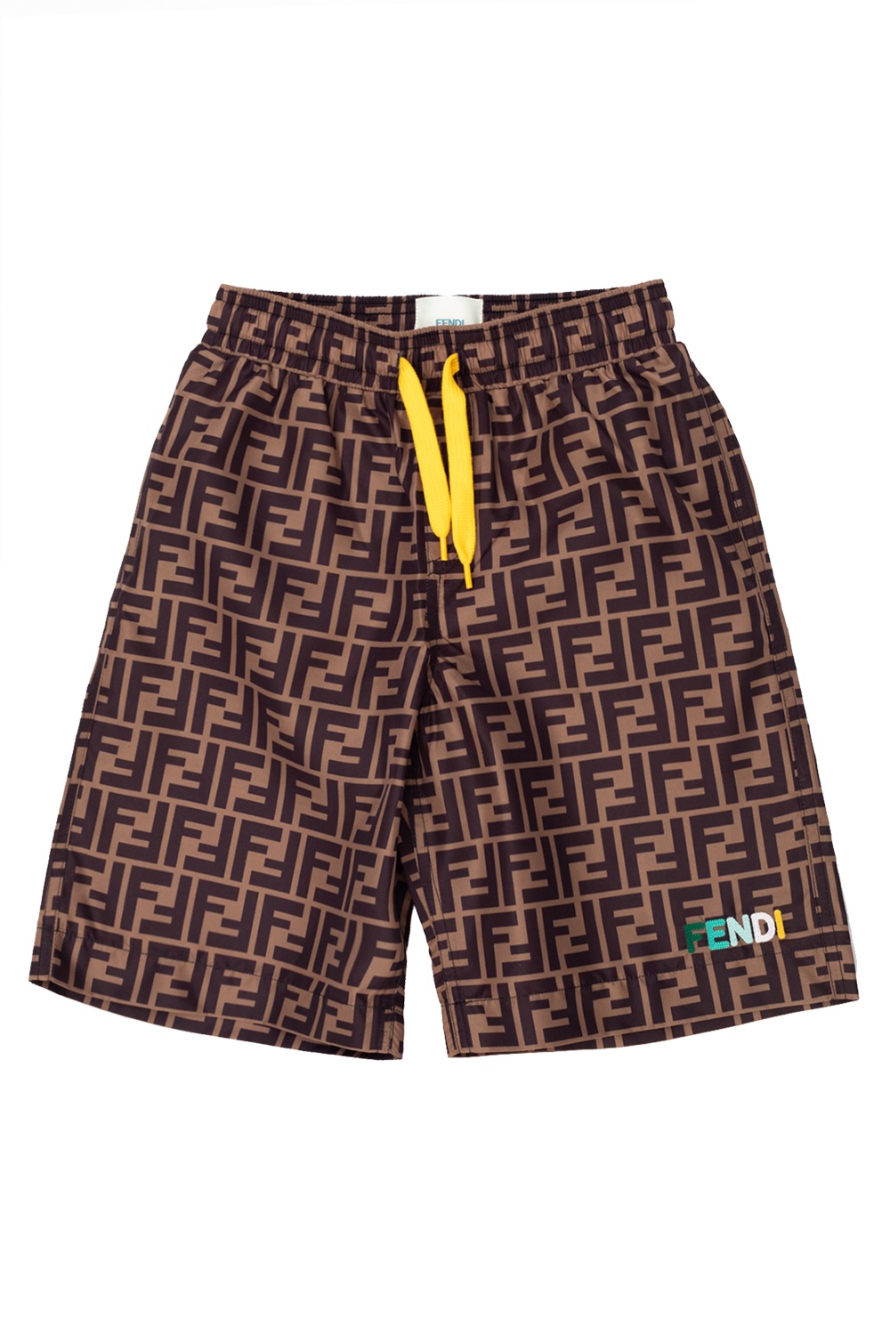 Fendi chenille Shorts with logo